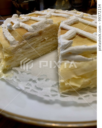 homemade cheese crepe cake homemade cheese crepe cake 99372134