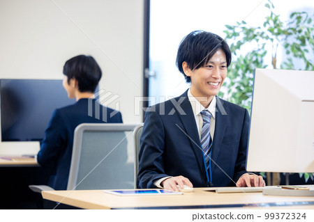 Businessman male office 99372324