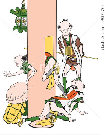 Passing through Hokusai's womb bw 99373262