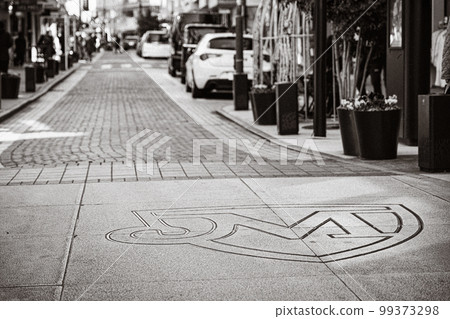 Yokohama Motomachi monochrome 99373298