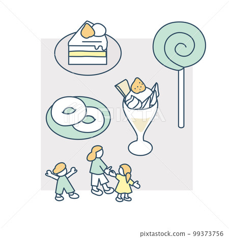 糖果和休息時間。每天我努力工作以獲得回報 99373756