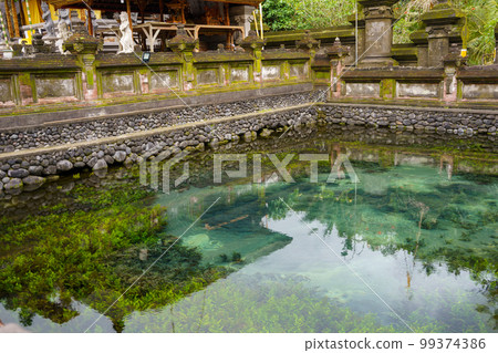 Source of holy water temple "Tirta Empul" (Bali, Indonesia) 99374386