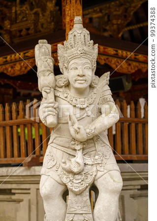 Stone statue of Holy Water Temple "Tirta Empul" (Bali, Indonesia) 99374388
