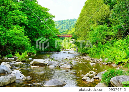 定山溪二見吊橋（北海道札幌市南區定山溪溫泉） 99374743