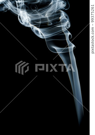 abstract shape smoke on black background abstract shape smoke on black background 99375261