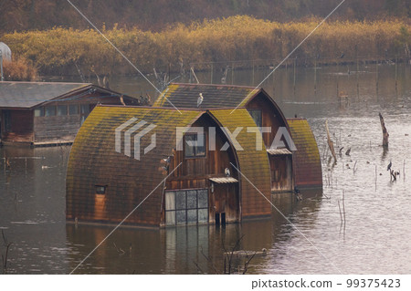 Submerged Pension Village in Setouchi City, Okayama Prefecture, Japan 99375423