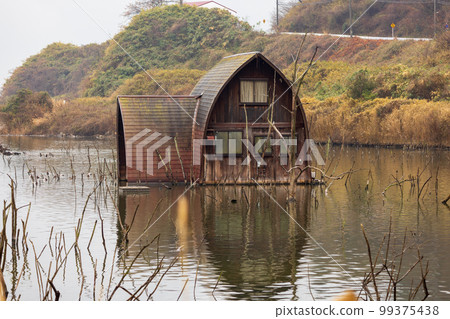 Submerged Pension Village in Setouchi City, Okayama Prefecture, Japan 99375438