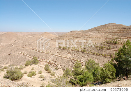 sandy hills in the tunisian desert near sahara 99375996