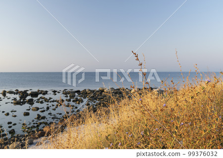 Splashing waves on the beach - Bulgarian seaside landscapes 99376032