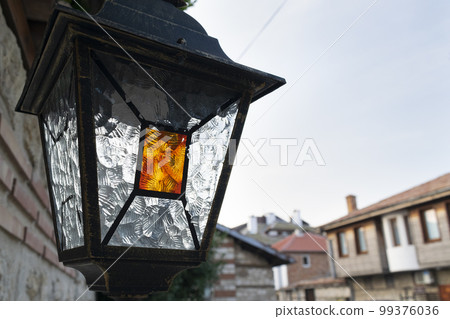 Old Street view in the town of Nesebar, Bulgaria, Bulgarian Black Sea Coast 99376036