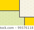Japanese style background material: yellow/yellow green 99376118