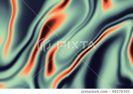 Fire Liquid Iridescent Background. Iridescent chrome wavy gradient abstract background, holographic fire texture, liquid surface, ripples, reflection Fire Liquid Iridescent Background. Iridescent chrome wavy gradient abstract background, holographic fire texture, liquid surface, ripples, reflection 99376305