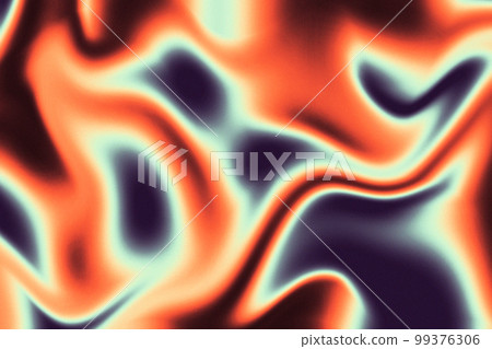 Fire Liquid Iridescent Background. Iridescent chrome wavy gradient abstract background, holographic fire texture, liquid surface, ripples, reflection Fire Liquid Iridescent Background. Iridescent chrome wavy gradient abstract background, holographic fire texture, liquid surface, ripples, reflection 99376306