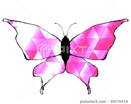 Butterfly (pink pattern) 99376439