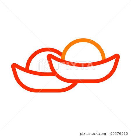 chinese icon new year duocolor red style illustration vector perfect. chinese icon new year duocolor red style illustration vector perfect. 99376910