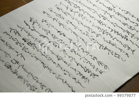 The Tale of Genji written in kana The Tale of Genji written in kana 99379877