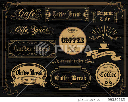 最初設計有古董標誌和絲帶。 99380685