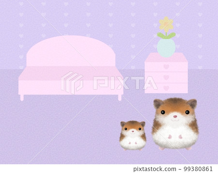 Hamster background (drawing paper) 99380861