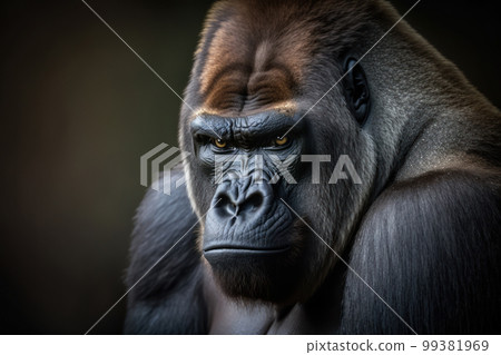 Gorilla portrait 99381969