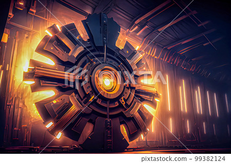 futuristic scientific machines powered by quantum engines. Generative AI futuristic scientific machines powered by quantum engines. Generative AI 99382124