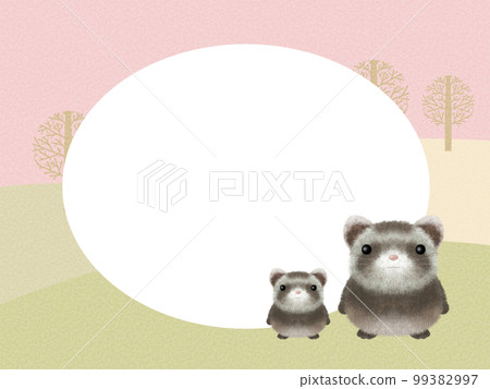 Ferret frame (drawing paper) 99382997