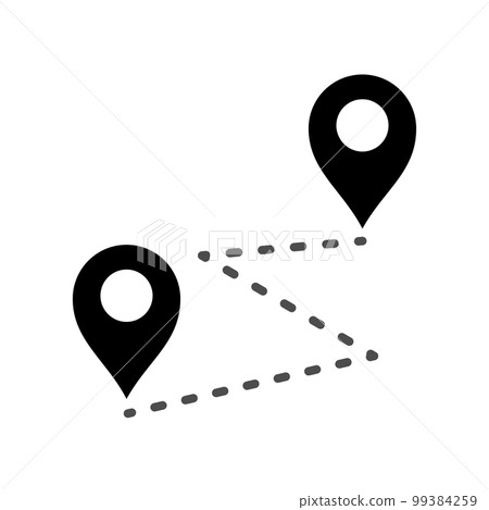 Illustration Vector Graphic of Pin Location Icon Illustration Vector Graphic of Pin Location Icon 99384259