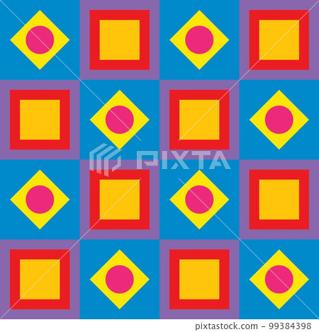 Geometric pattern design art seamless doodle contemporary modern background for texture and fabric element illustration Geometric pattern design art seamless doodle contemporary modern background for texture and fabric element illustration 99384398
