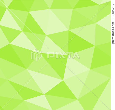 Background material _ triangle mosaic _ yellow green 99385297
