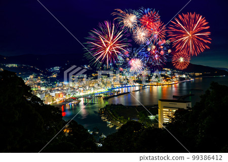 Atami Sea Fireworks Festival, Atami City, Shizuoka Prefecture 99386412