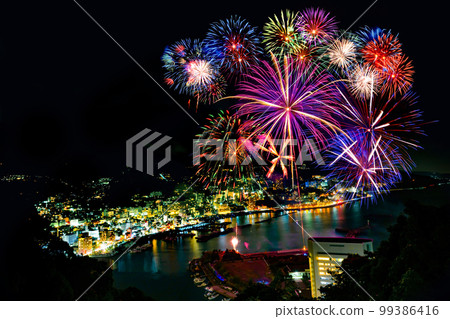 Atami Sea Fireworks Festival, Atami City, Shizuoka Prefecture Atami Sea Fireworks Festival, Atami City, Shizuoka Prefecture 99386416