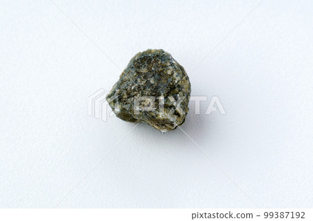 labrador, labradorite of natural mineral. Stone on white background 99387192
