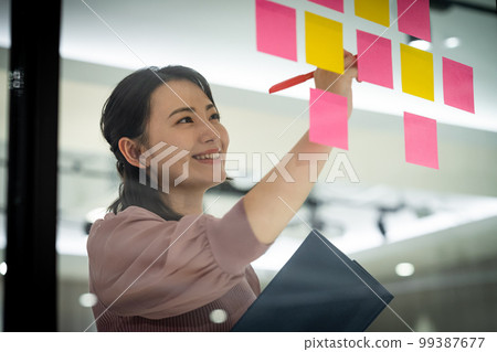 在辦公室工作的女商人 圖片合作:WEEK Shibadaimon(Sun Frontier Fudousan) 在辦公室工作的女商人 圖片合作:WEEK Shibadaimon(Sun Frontier Fudousan) 99387677