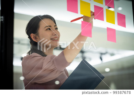 在辦公室工作的女商人 圖片合作:WEEK Shibadaimon(Sun Frontier Fudousan) 在辦公室工作的女商人 圖片合作:WEEK Shibadaimon(Sun Frontier Fudousan) 99387678