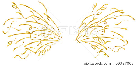 Gold tape that pops out in both left and right directions (gold) 99387803
