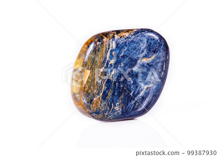 Macro mineral stone Petersit PAR on white background 99387930