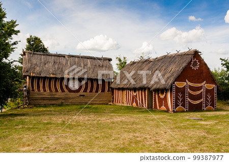 Ancient rural houses of Trypillian culture Ancient rural houses of Trypillian culture 99387977