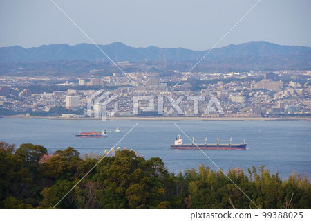 View of Kobe City from Awajishima Park Observation Plaza, Hyogo Prefecture 99388025