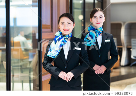 Young lady at reception Photography cooperation: WEEK Shibadaimon (Sun Frontier Fudousan) 99388073