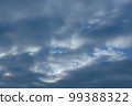 Dramatic sky with clouds at sunset 99388322