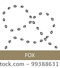 Fox mammal animal traces 99388631