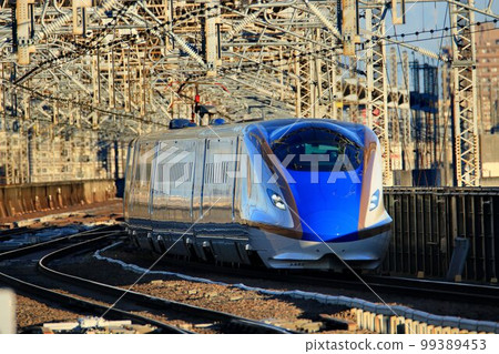 Take the E7 Shinkansen to Niigata and Kanazawa...Joetsu/Hokuriku Shinkansen/Omiya Station 99389453