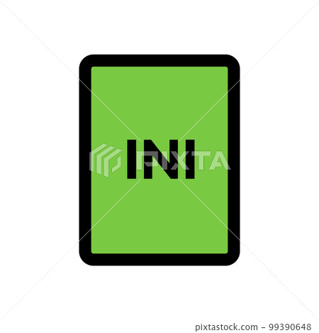 INI file icon line isolated on white background. Black flat thin icon on modern outline style. Linear symbol and editable stroke. Simple and pixel perfect stroke vector illustration. INI file icon line isolated on white background. Black flat thin icon on modern outline style. Linear symbol and editable stroke. Simple and pixel perfect stroke vector illustration. 99390648