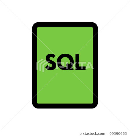 SQL file icon line isolated on white background. Black flat thin icon on modern outline style. Linear symbol and editable stroke. Simple and pixel perfect stroke vector illustration. SQL file icon line isolated on white background. Black flat thin icon on modern outline style. Linear symbol and editable stroke. Simple and pixel perfect stroke vector illustration. 99390663