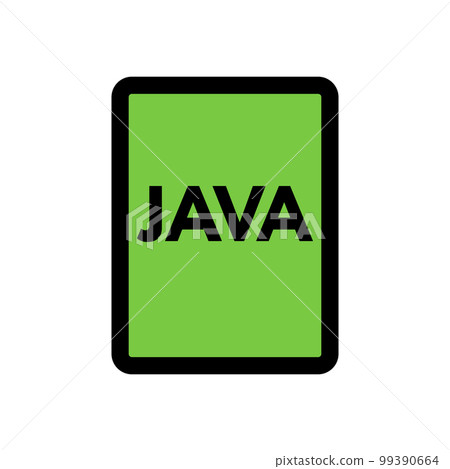 JAVA file icon line isolated on white background. Black flat thin icon on modern outline style. Linear symbol and editable stroke. Simple and pixel perfect stroke vector illustration. JAVA file icon line isolated on white background. Black flat thin icon on modern outline style. Linear symbol and editable stroke. Simple and pixel perfect stroke vector illustration. 99390664