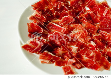 Spanish cured ham jamon 99390746