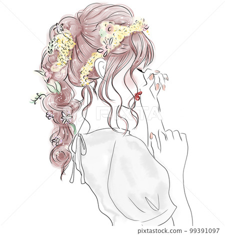 A lazy woman A lazy woman 99391097