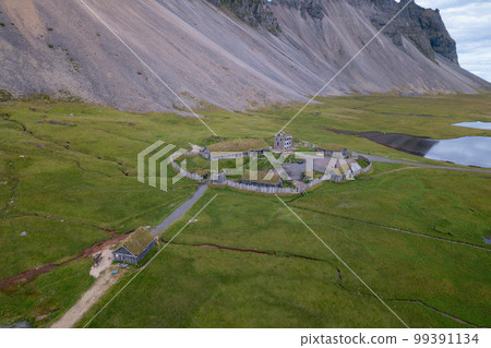 Viking Village Movie Film Set in Iceland Viking Village Movie Film Set in Iceland 99391134