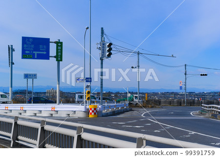 February 2023 Tonegawa Bridge, Koga City, Ibaraki Prefecture 99391759