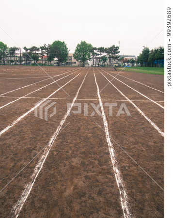ground with white line 99392689
