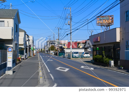 2023 年 2 月，埼玉縣美里市，美里松節線沿線風景 99392971